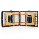 ZenGrowth Oslo klappbare Massageliege 71 cm Schwarz