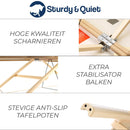 Second Chance ZENGROWTH Klappbare Massageliege Nimman Schwarz 71cm