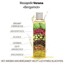 Verana 100% natürliches Massageöl Bergamotte 1l
