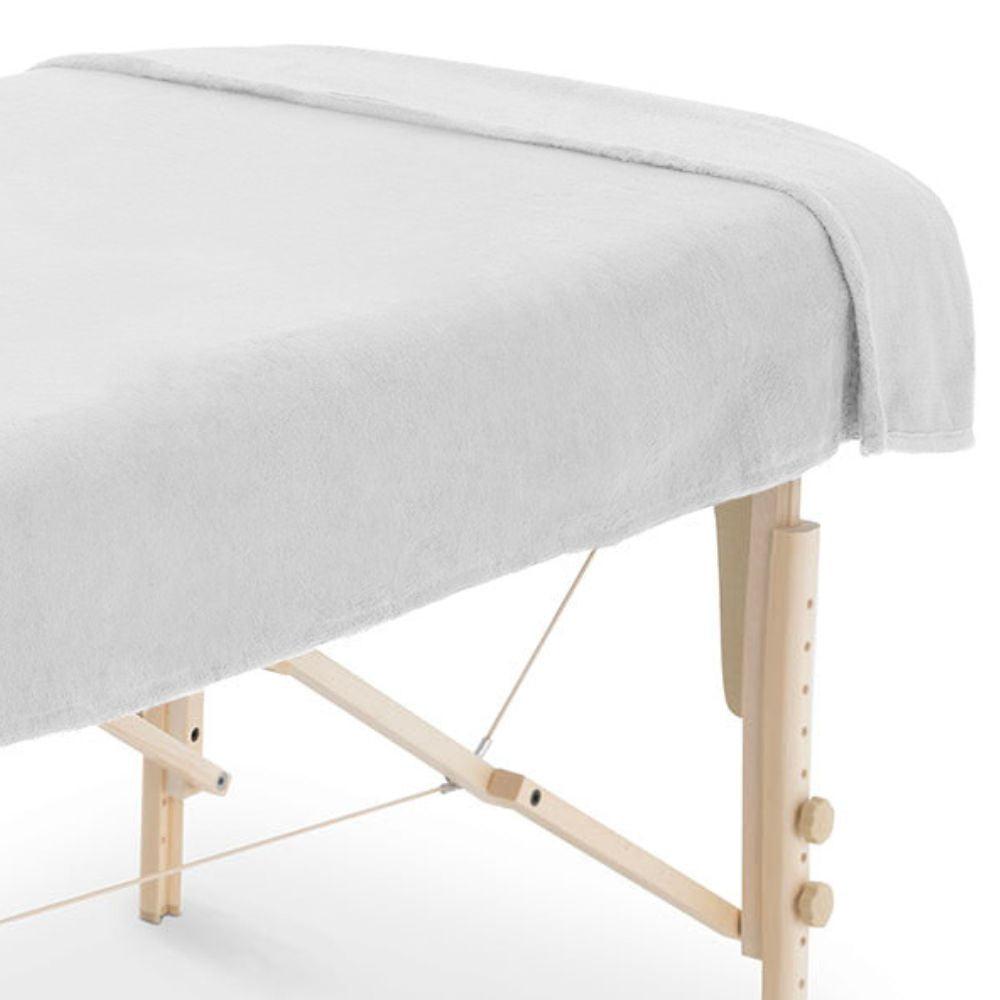 ZenGrowth Serenza Mikrofaser-Massagehandtuch 100 x 220 cm weiß