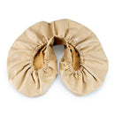 2x Oliebestendig hoofdsteunhoesje beige