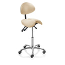 ZenGrowth Sattelhocker mit geteilter Sitzfläche und Rückenlehne, Beige