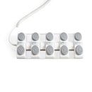 Kyoto elektrische Massageliege 76cm dunkelgrau mit Heizung