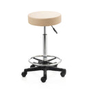 ZenGrowth Tabouret Beige mit Kunststoffgestell