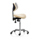 ZenGrowth Sattelhocker mit geteilter Sitzfläche und Rückenlehne, Beige