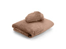 ZenGrowth Serenza Mikrofaser-Spannbettlaken mit Kopfstützenbezug braun