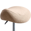 Frotteebezug für Hocker oder Sattelhocker Hellbraun