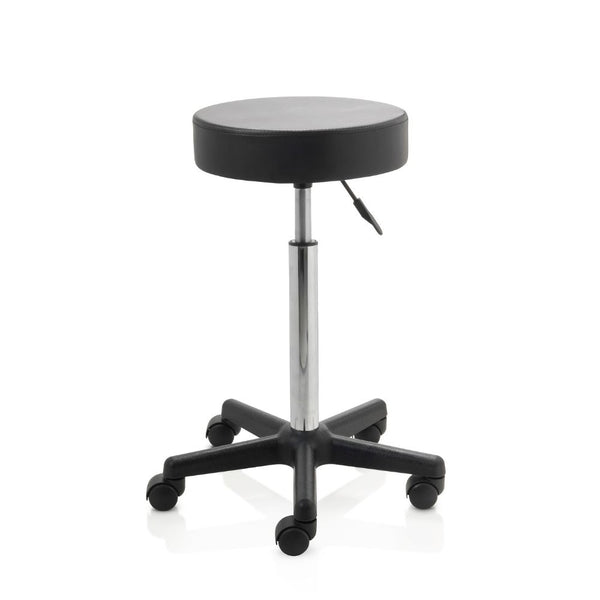 ZenGrowth Tabouret Schwarz mit Kunststoffgestell