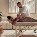 Frottee-Spannbetttuch Massageliege Hellbraun ohne Aussparung ZENGROWTH