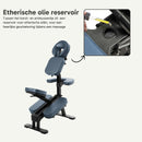 ZENGROWTH Massagestuhl Legian Zusammenklappbar Blau