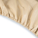 Oliebestendig hoeslaken beige