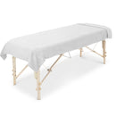 ZenGrowth Serenza Mikrofaser-Massagehandtuch 100 x 220 cm weiß