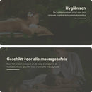 Frottee-Spannbetttuch Massageliege Schokobraun mit Aussparung ZENGROWTH