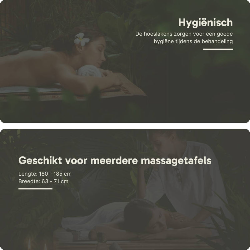 Frottee-Spannbetttuch Massageliege Schwarz mit Aussparung ZENGROWTH