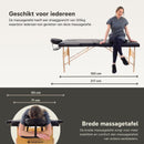 ZENGROWTH Massageliege Economy Schwarz