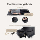 ZENGROWTH Klappbarer Massagetisch Athleten-Schwarz 63.5cm