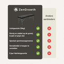 ZENGROWTH Klappbarer Massagetisch Athleten-Schwarz 63.5cm