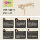 ZENGROWTH Massageliege Belverde 2.0 Beige 76 cm