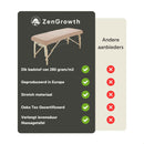 Frottee-Spannbetttuch Massageliege Hellbraun ohne Aussparung ZENGROWTH