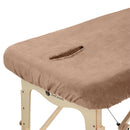 Frottee-Spannbetttuch Massageliege Marineblau mit Aussparung ZENGROWTH