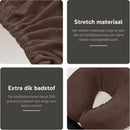 Frottee-Kopfstützenbezug Schokoladenbraun ZENGROWTH