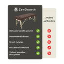 Frottee-Spannbetttuch Massageliege Schokobraun mit Aussparung ZENGROWTH