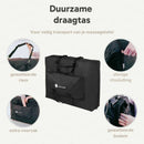 ZENGROWTH Klappbarer Massagetisch Athleten-Schwarz 63.5cm