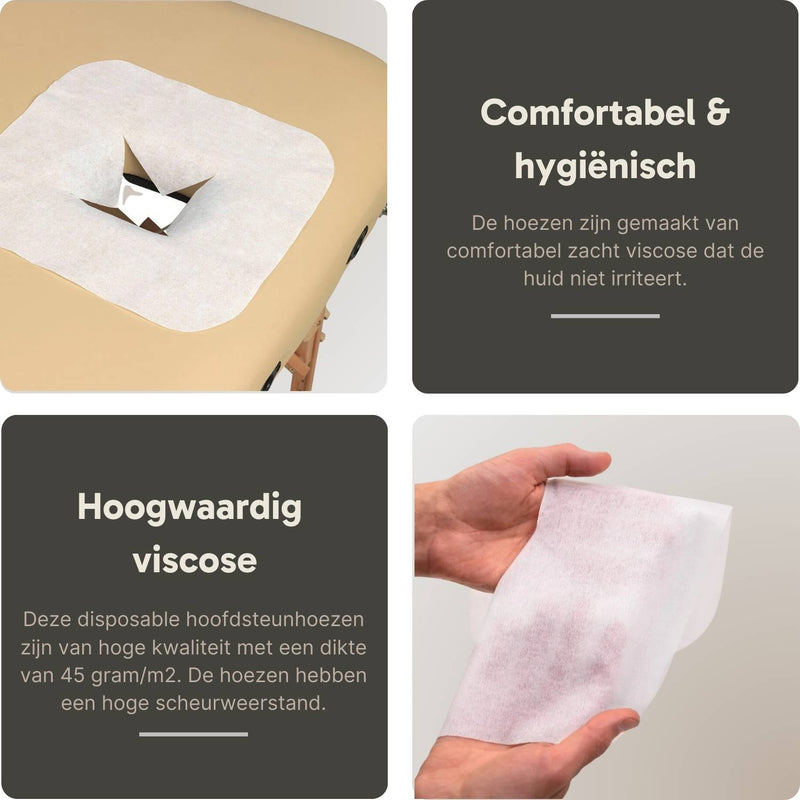 Einweg-Facecovers Massageliege 100 Stück ZenGrowth