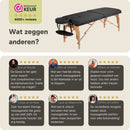 Zengrowth Massageliege Gavia schwarz 71 cm