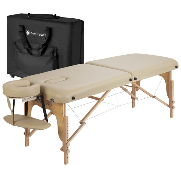 ZENGROWTH Massagetafel Gavia Beige 71cm