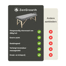 ZenGrowth Serenza Mikrofaser-Spannbettlaken mit Kopfstützenbezug grau