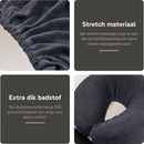 Frottee-Kopfstützenbezug Grau ZENGROWTH