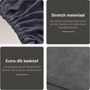 Frottee-Spannbetttuch Massageliege Grau ohne Aussparung ZENGROWTH