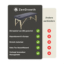 Frottee-Spannbetttuch Massageliege Grau mit Aussparung ZENGROWTH