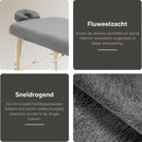 ZenGrowth Serenza Mikrofaser-Spannbettlaken mit Kopfstützenbezug grau