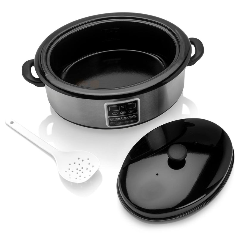 Hotstoneset 6l heater met display + 60 stenen