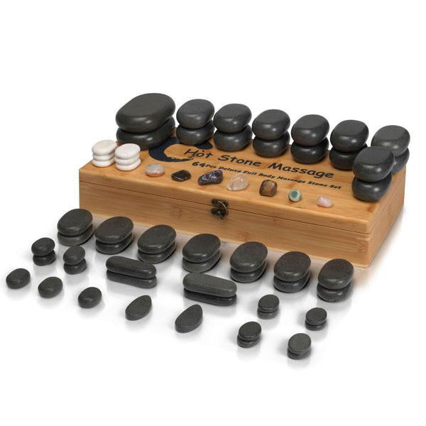 Hotstoneset 6l heater met display + 64 stenen