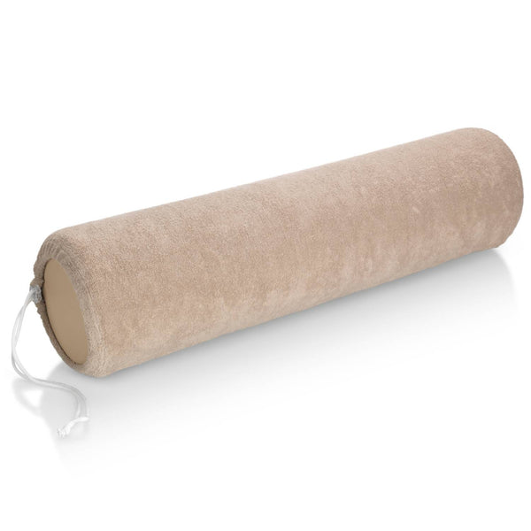 Frottee-Knierollenbezug Hellbraun