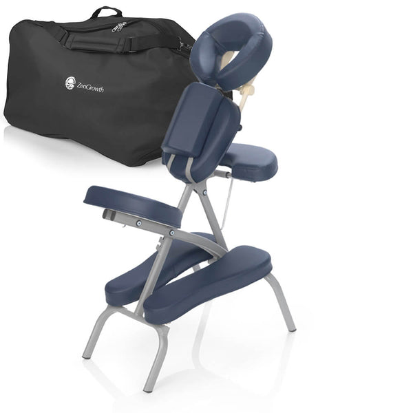Second Chance ZENGROWTH Massagesessel Valo, faltbar, Marineblau
