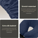 Frottee-Kopfstützenbezug Marineblau ZENGROWTH