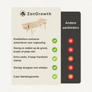 ZENGROWTH Klappbarer Massagetisch Nimman Beige 71cm