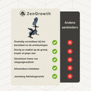 ZENGROWTH Massagestuhl Legian Zusammenklappbar Blau