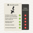 ZENGROWTH Massagestuhl Legian Zusammenklappbar Schwarz