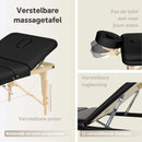 ZENGROWTH Klappbarer Massagetisch Nimman Schwarz 71cm