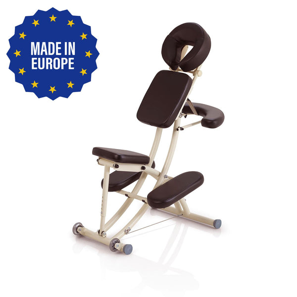 ZenGrowth Klappbarer Massagesessel Roshka Schwarz