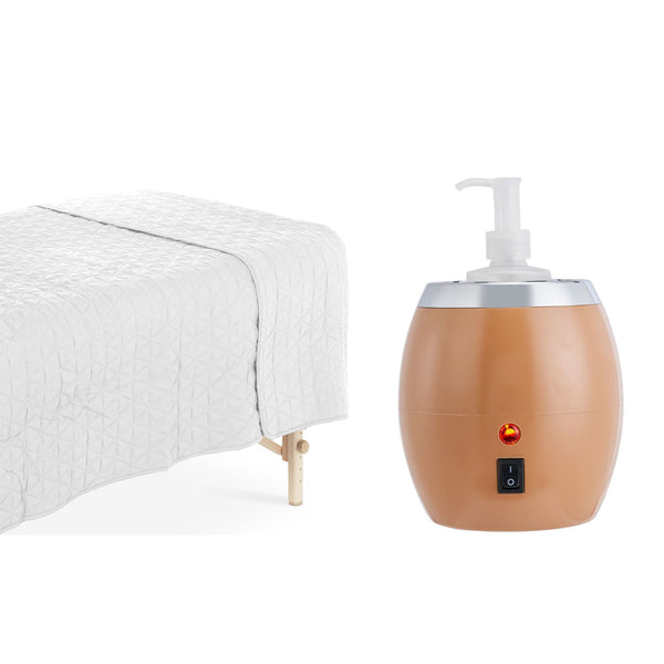 Mikrofaser Decke Massageliege Weiß