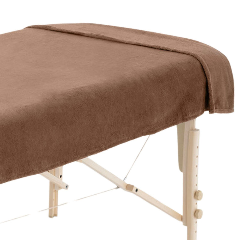 ZenGrowth Serenza Mikrofaser-Massagetuch 100 x 220 cm braun