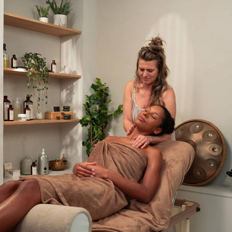 ZenGrowth Serenza Mikrofaser-Massagetuch 100 x 220 cm braun