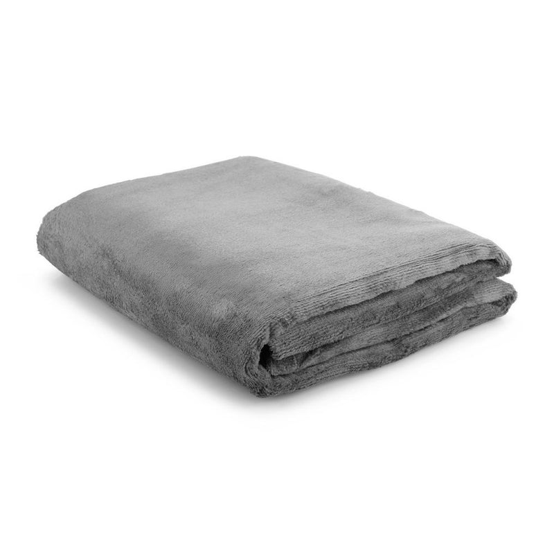 ZenGrowth Serenza Mikrofaserdecke 100 x 220 cm grau