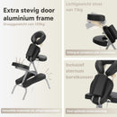 ZENGROWTH Massagestuhl Valo Klappbar Schwarz